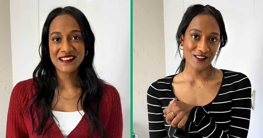 A TikTok video shows a woman comparing Dis-Chem and Clicks prices. A TikTok video shows a woman comparing Dis-Chem and Clicks prices.