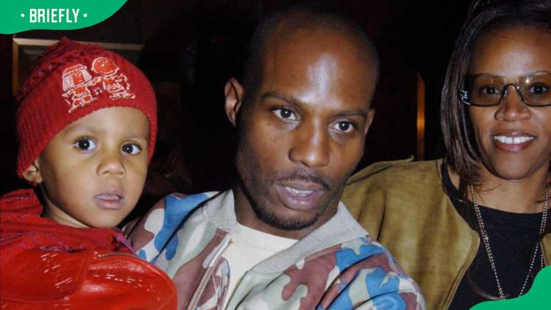 DMX with his son Tacoma Simmons DMX with his son Tacoma Simmons