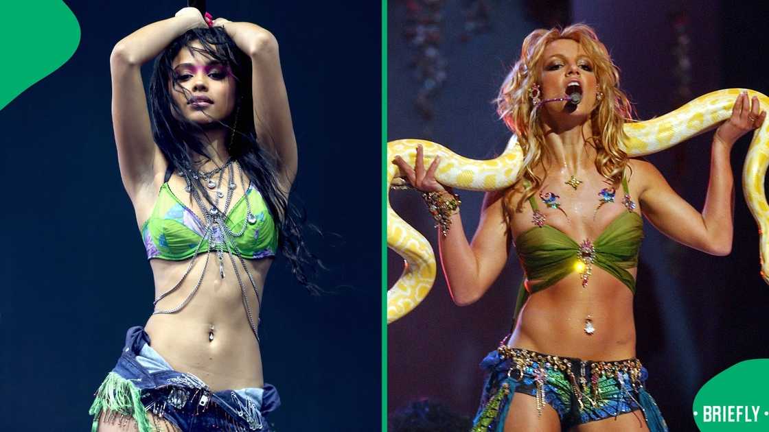 Tyla blasted by Americans for allegedly copying Britney Spears at Coachella Weekend 2 Tyla blasted by Americans for allegedly copying Britney Spears at Coachella Weekend 2
