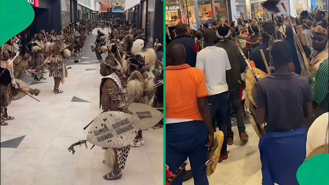 A TikTok video shows the fantastic traditional opening celebrations of Princess Mkabayi Mall.