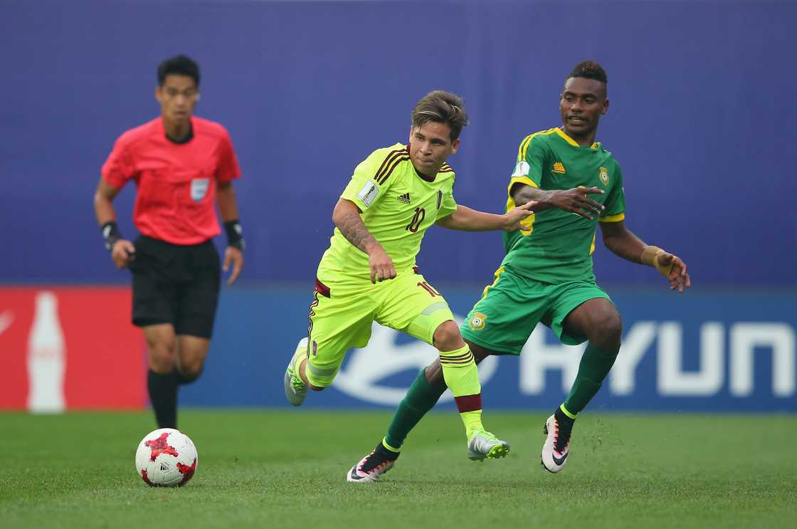 Yeferson Soteldo of Venezuela at Daejeon World Cup Stadium Yeferson Soteldo of Venezuela at Daejeon World Cup Stadium