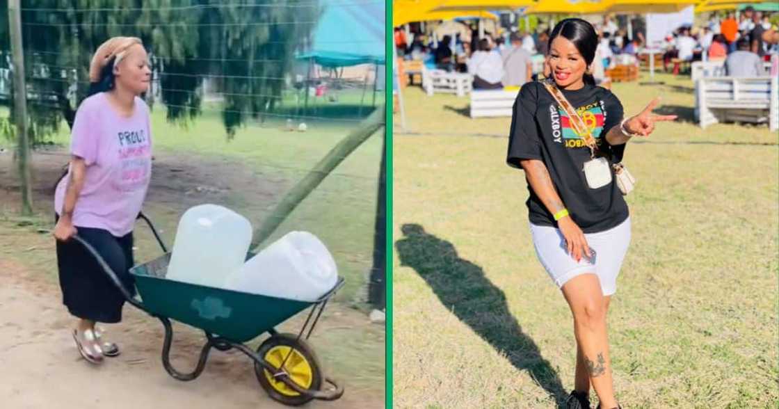 makoti collecting water makoti collecting water