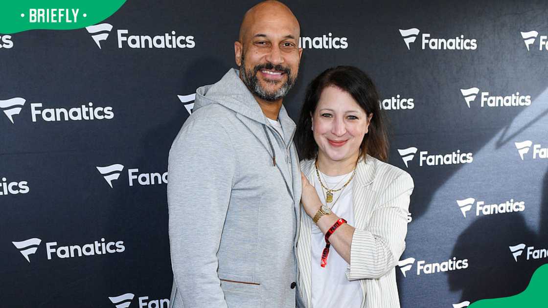 Keegan-Michael Key and Elle Key during the 2026 Fanatics Super Bowl Party at Pier 48