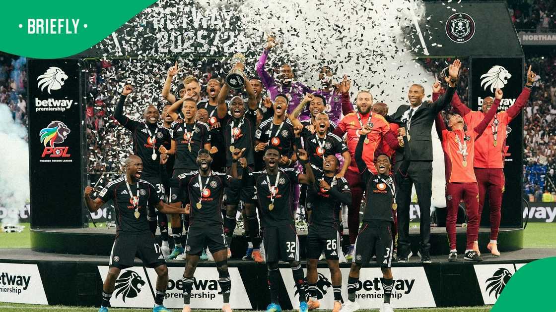 Orlando Pirates won a domestic trebble