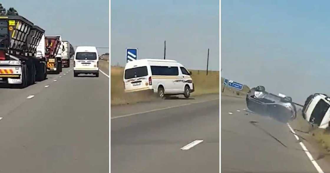 Taxi, Video, Swerving, Crash, SUV, Mzansi, Accidents Taxi, Video, Swerving, Crash, SUV, Mzansi, Accidents