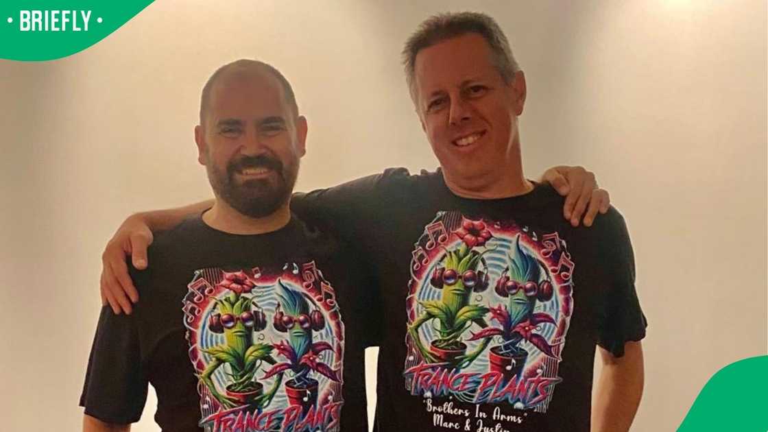 Justin Fletcher and Marc Ancillotti showed the power of friendship. Justin Fletcher and Marc Ancillotti showed the power of friendship.