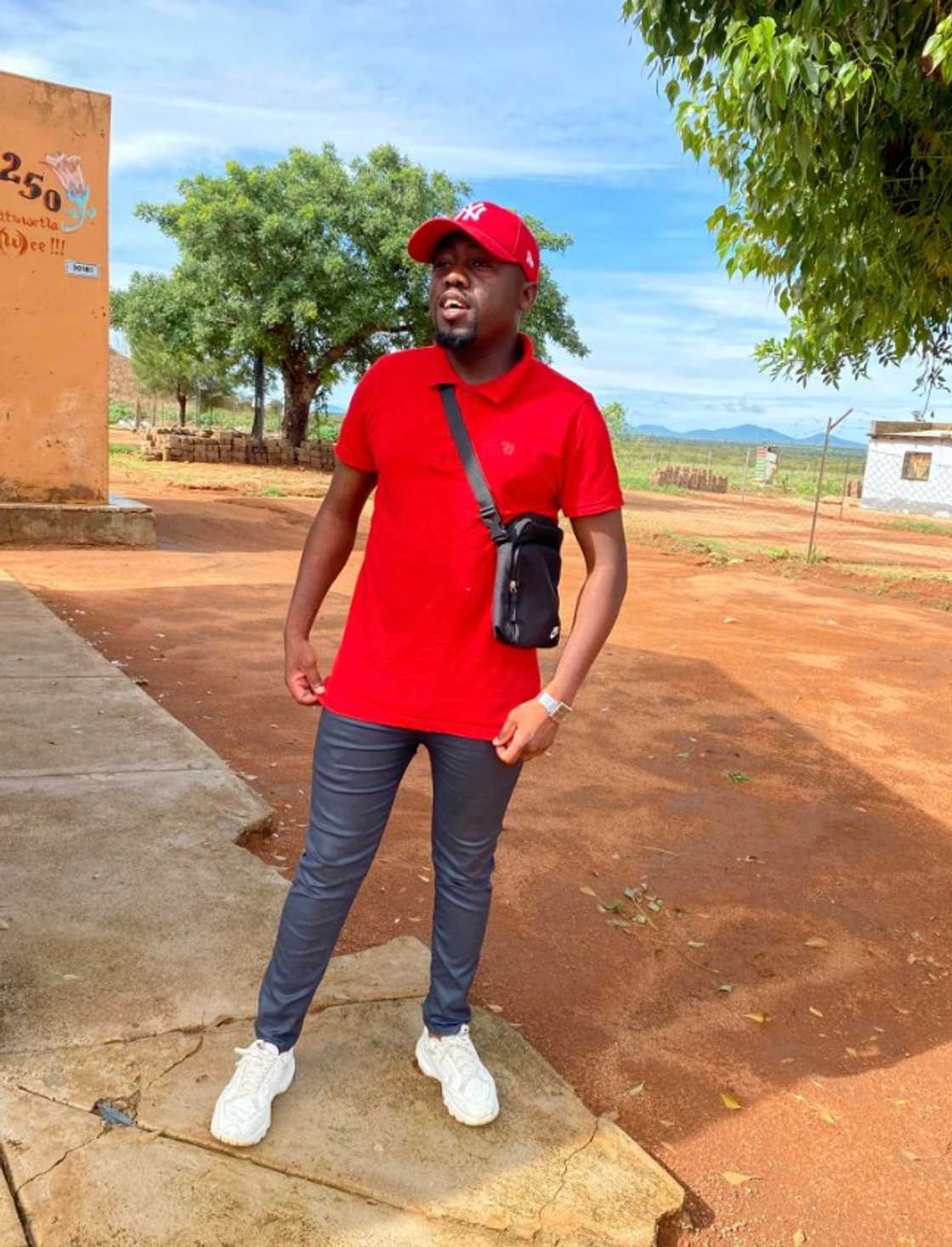 Felix the petrol attendant out of his uniform Felix the petrol attendant out of his uniform
