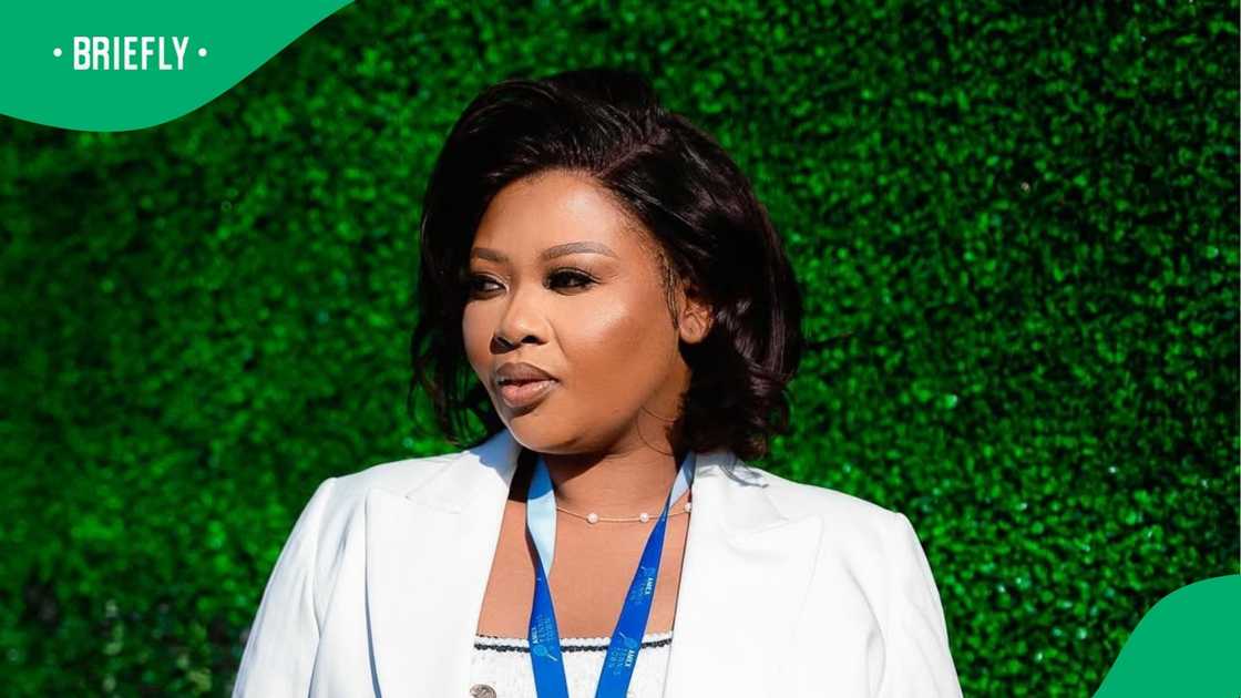 Anele Mdoda sparks pregnancy rumours after stunning SAFTAs Anele Mdoda sparks pregnancy rumours after stunning SAFTAs