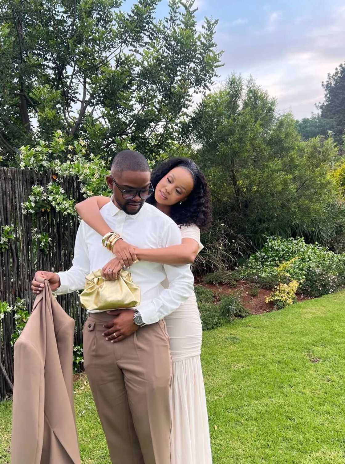 Ntando Duma and Una Rams celebrated their love.