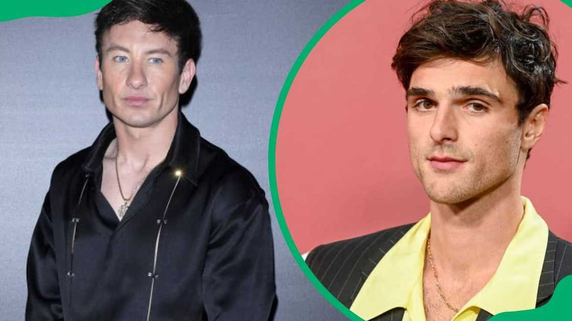 Barry Keoghan attending the Icons Shine with OMEGA in Milan event in 2024 (L). Jacob Elordi during the 2023 GQ Men of the Year Party (R) Barry Keoghan attending the Icons Shine with OMEGA in Milan event in 2024 (L). Jacob Elordi during the 2023 GQ Men of the Year Party (R)