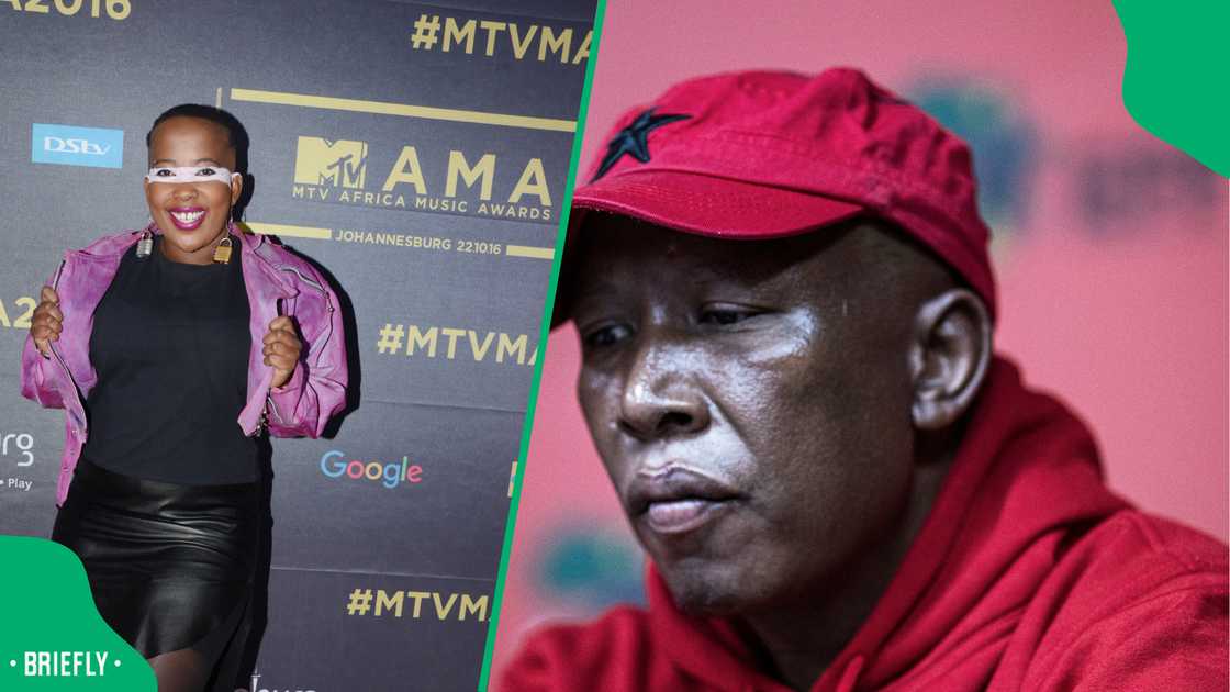 Ntsiki Mazwai praised Julius Malema. Ntsiki Mazwai praised Julius Malema.