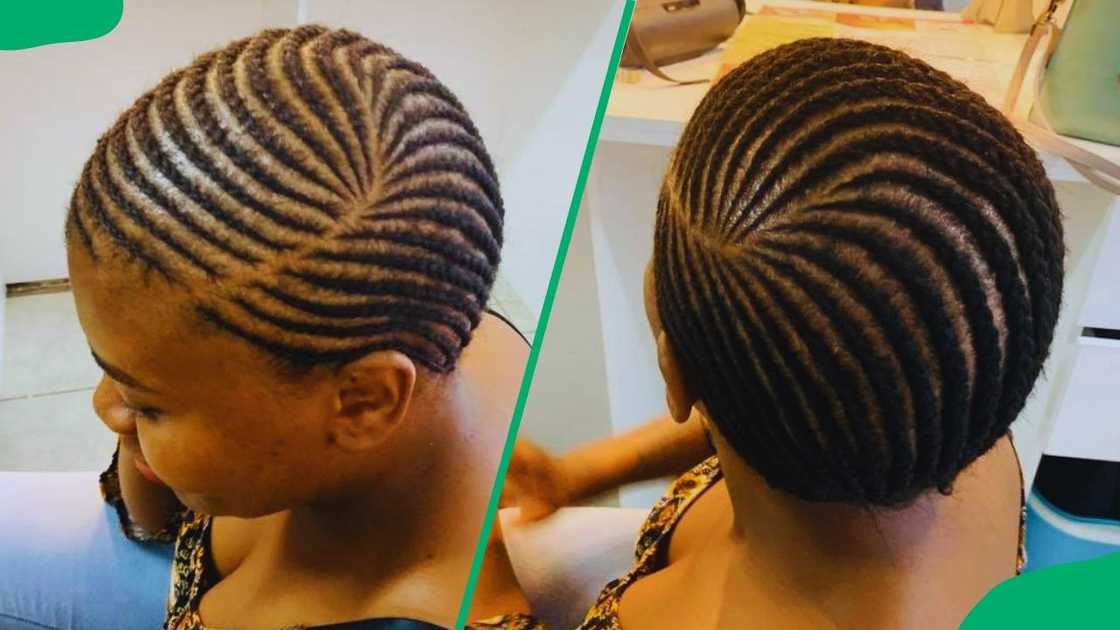 Unique freehand hairstyle Unique freehand hairstyle