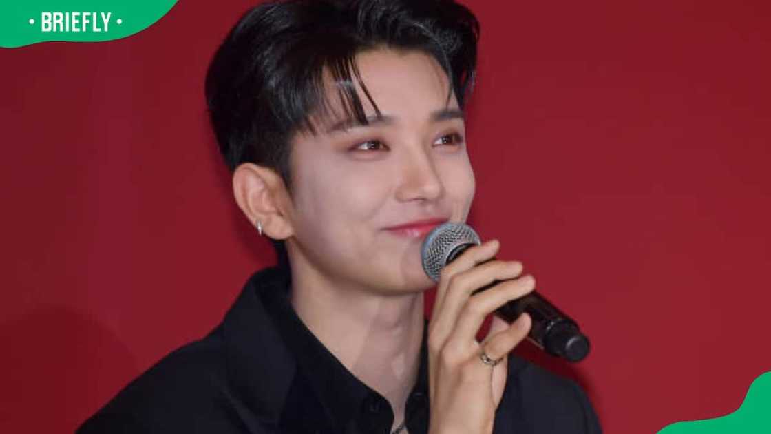 oshua at Seventeen's New Album 'Attacca' Release oshua at Seventeen's New Album 'Attacca' Release