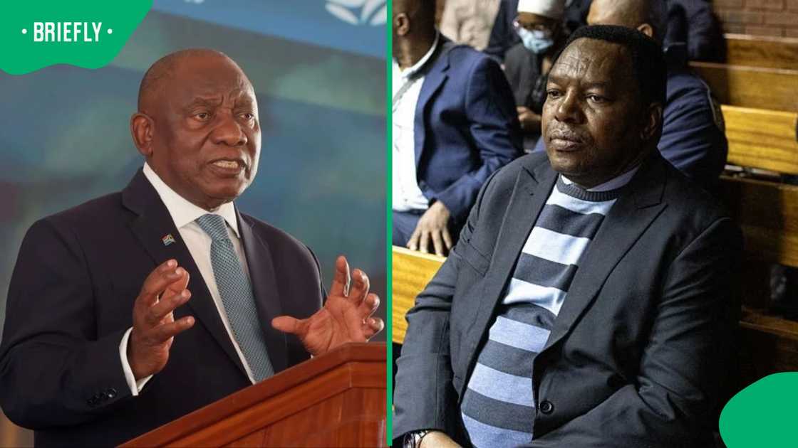 President Cyril Ramaphosa saluted Fannie Masemola's discipline after he reinstated him as the National Commissioner President Cyril Ramaphosa saluted Fannie Masemola's discipline after he reinstated him as the National Commissioner