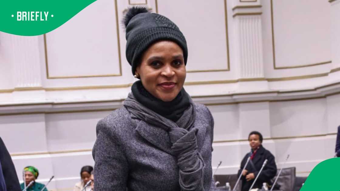 Colleen Makhubele was the MK Party's Chief Whip of Parliament Colleen Makhubele was the MK Party's Chief Whip of Parliament