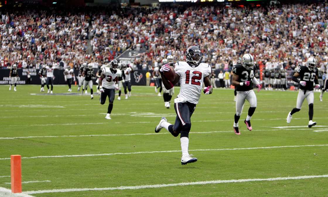 Jacoby Jones in Houston, Texas.