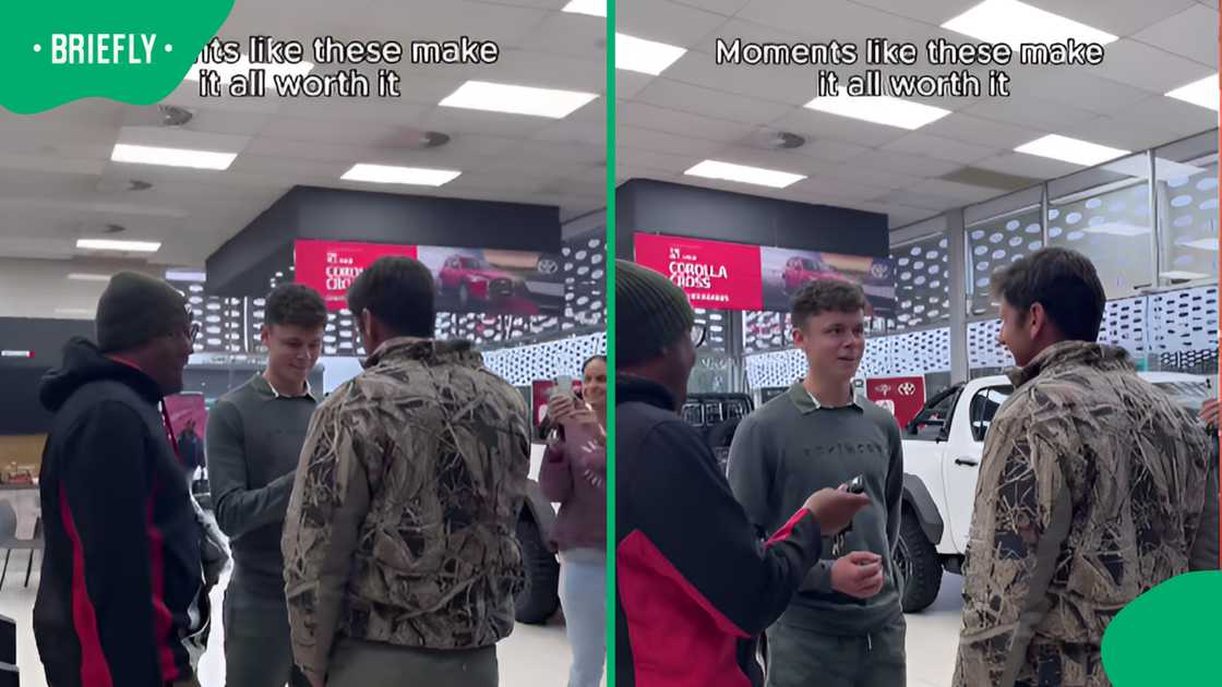 SA parents surprise son with a brand new car SA parents surprise son with a brand new car