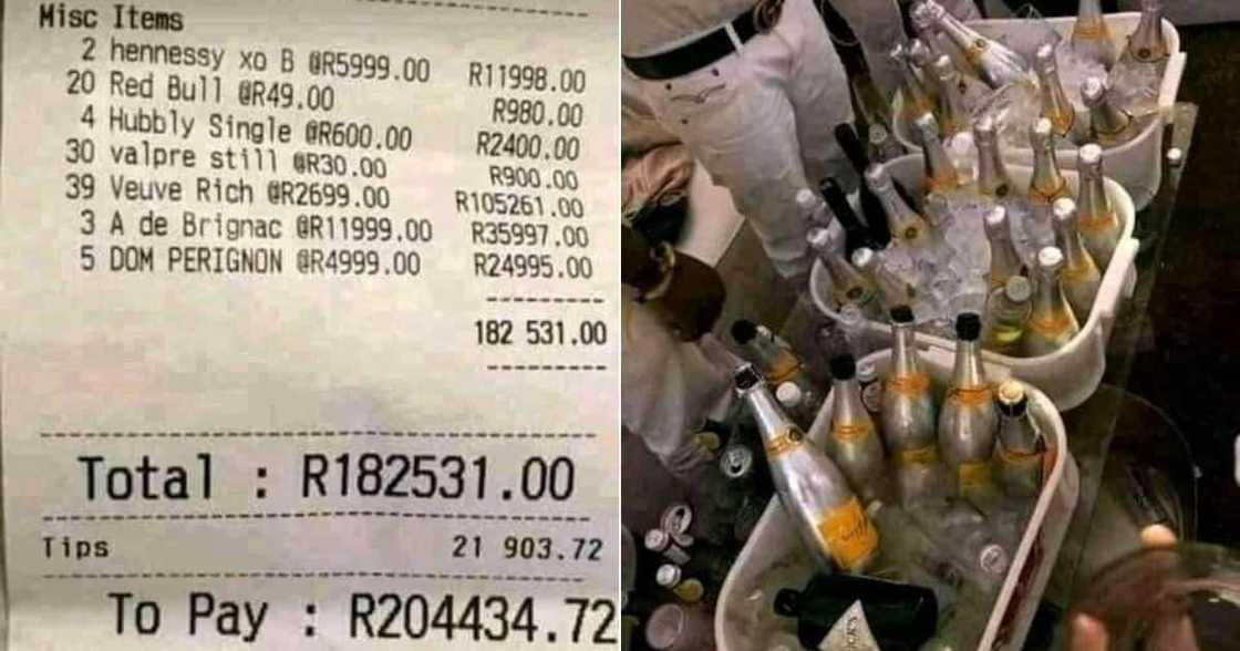 booze, bills, Mzansi