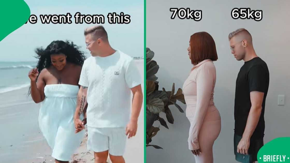 The image on the right showed the after