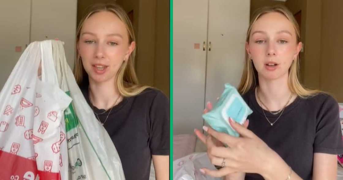 The lady posted a short TikTok clip showing off what she bought on Black Friday The lady posted a short TikTok clip showing off what she bought on Black Friday