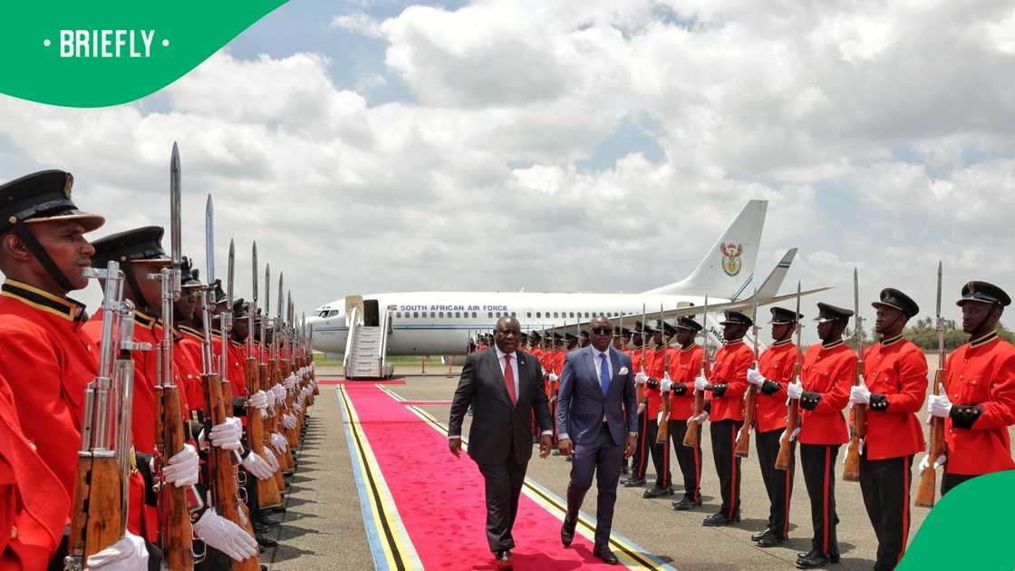 President Cyril Ramaphosa attended the SADC-EAC Summit in Tanzania President Cyril Ramaphosa attended the SADC-EAC Summit in Tanzania