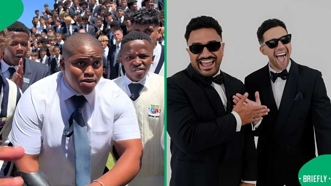 Podcasters from New Zealand enjoyed South African high schoolers' war cry. Podcasters from New Zealand enjoyed South African high schoolers' war cry.