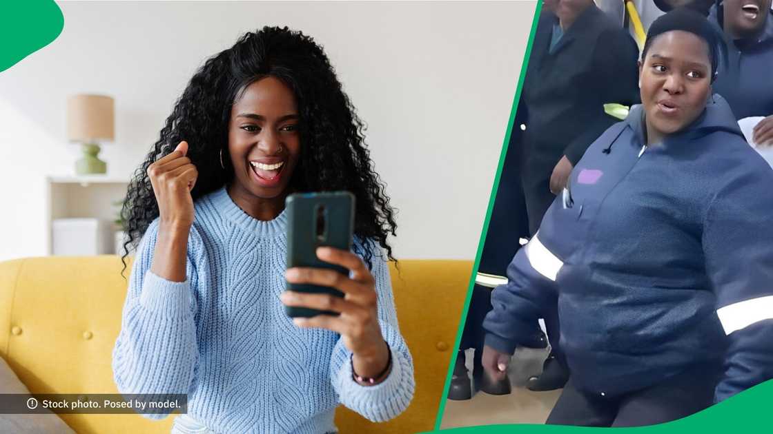 People loved a woman dancing. People loved a woman dancing.