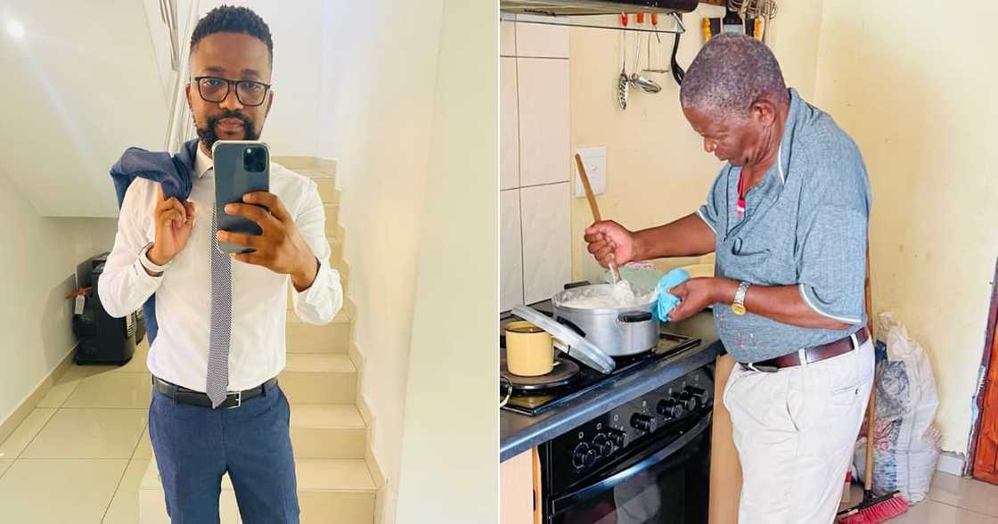 Domesticated, Independent, Old timer, Pensioner, Cooking, Kitchen, Social media, Twitter, Tweep, Pap, Stiff porridge Domesticated, Independent, Old timer, Pensioner, Cooking, Kitchen, Social media, Twitter, Tweep, Pap, Stiff porridge