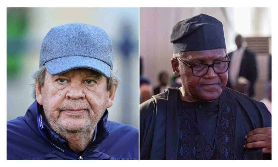 Aliko Dangote, Johann Rupert, Africa's richest men.