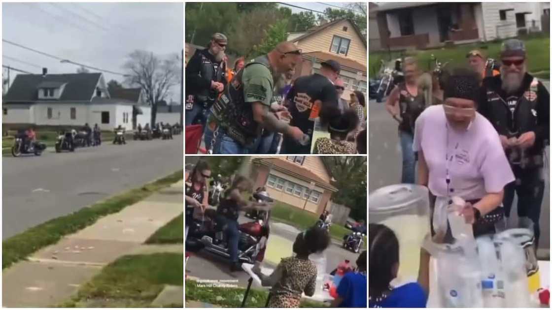 Video Shows Emotional Moment Many White Bike Men See Black Kid on the Street, Stop to Buy What She’s Selling