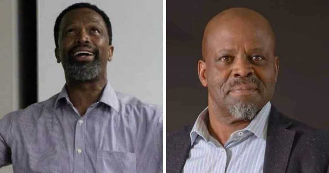 Sello Maake KaNcube and Patrick Shai