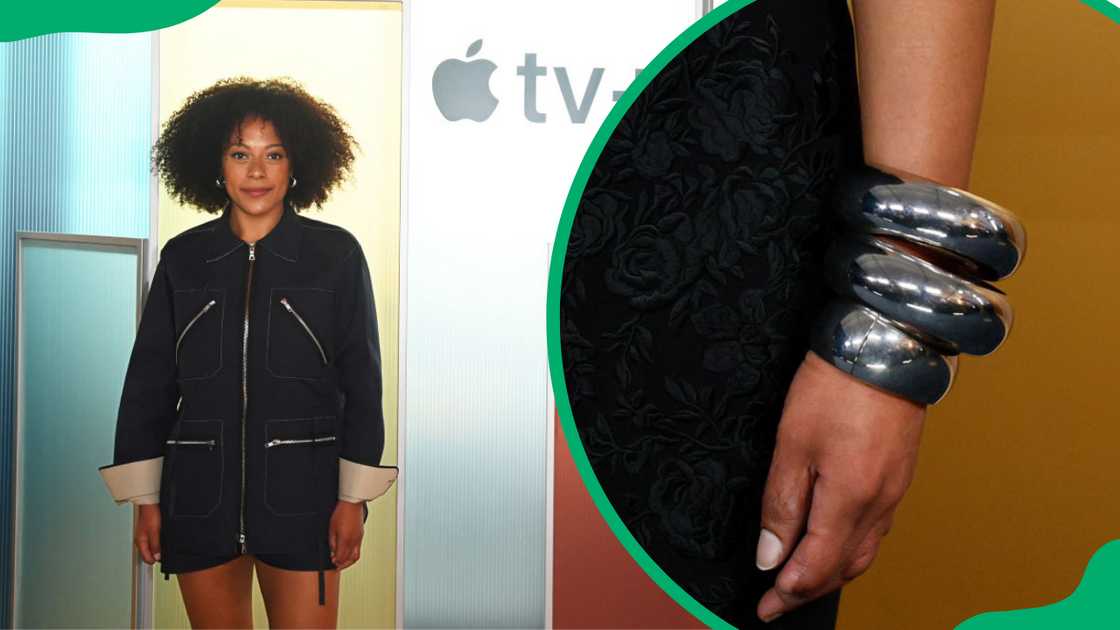 Rosalind Eleazar attends the Apple TV+ BAFTA TV and at at Shrine Auditorium and Expo Hall