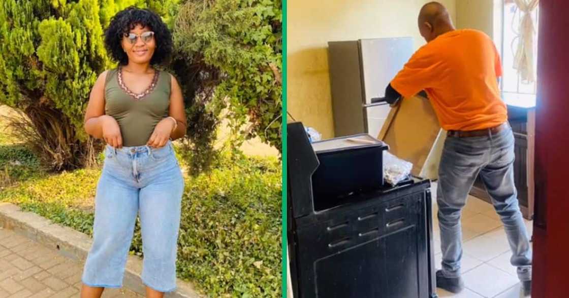A woman upgraded her house after a year of hard work A woman upgraded her house after a year of hard work