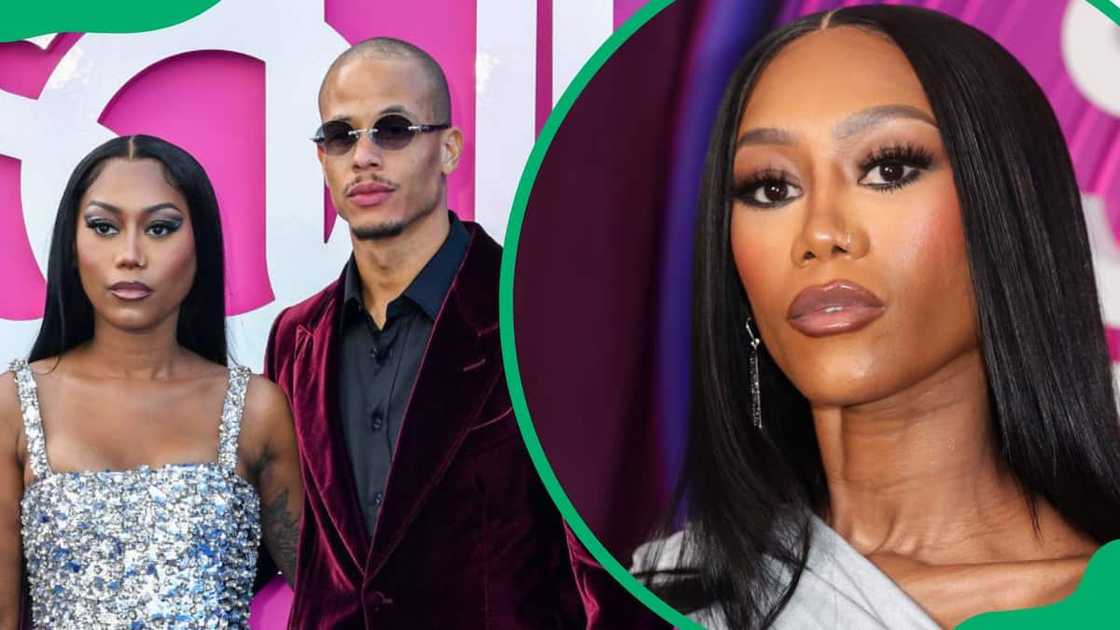 Muni Long (L) and her husband Raysean (R) Muni Long (L) and her husband Raysean (R)