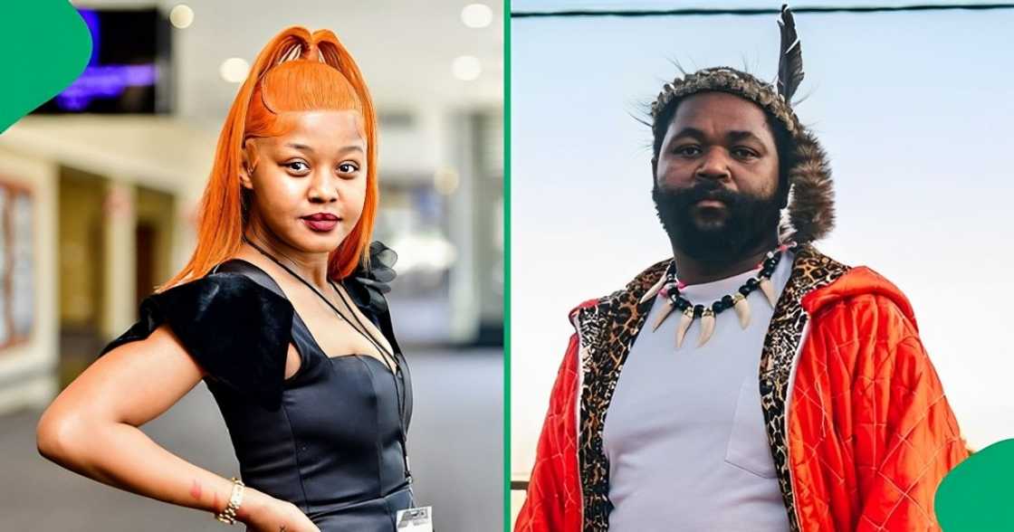 Babes Wodumo and Sjava posed for photos together Babes Wodumo and Sjava posed for photos together