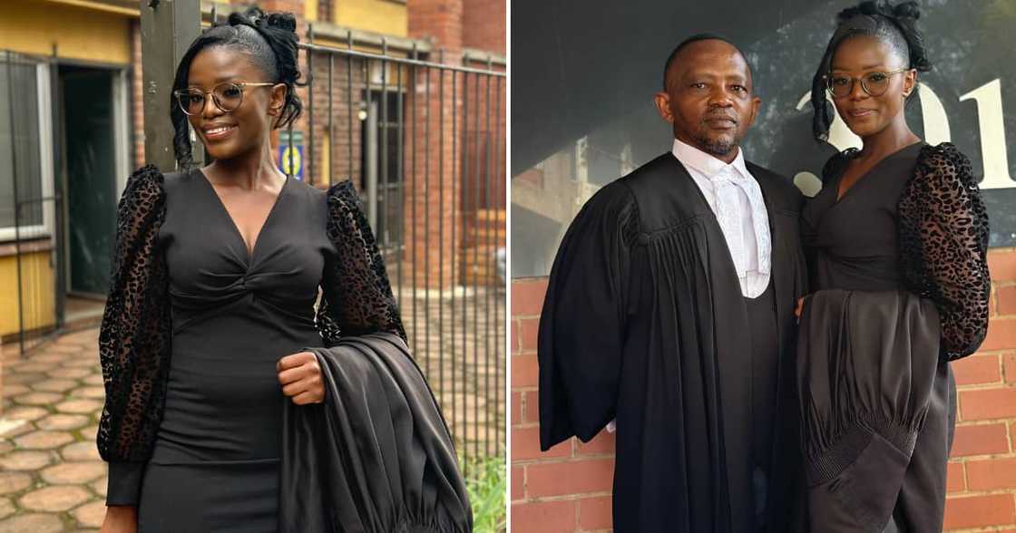 The KZN woman looked beautiful on the day she became an attorney The KZN woman looked beautiful on the day she became an attorney