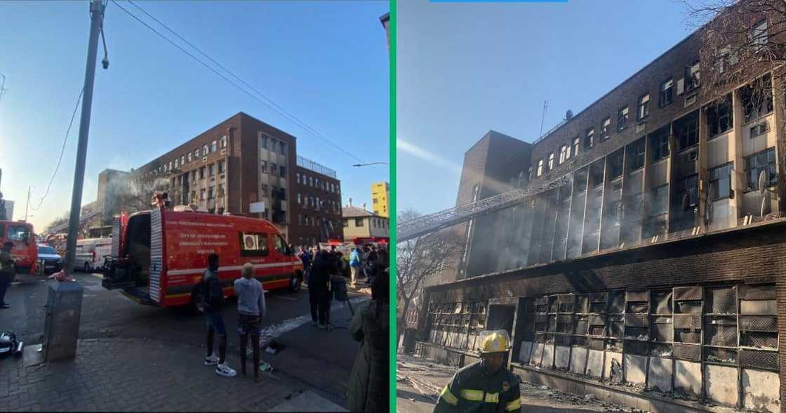 A fire in Marshalltown, Johannesburg CBD has claimed the lives of 73 people A fire in Marshalltown, Johannesburg CBD has claimed the lives of 73 people