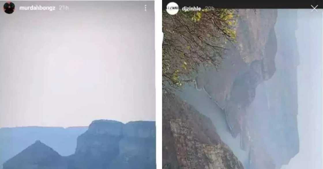 DJ Zinhle and Black Motion's Murdah Bongz caught on baecation DJ Zinhle and Black Motion's Murdah Bongz caught on baecation