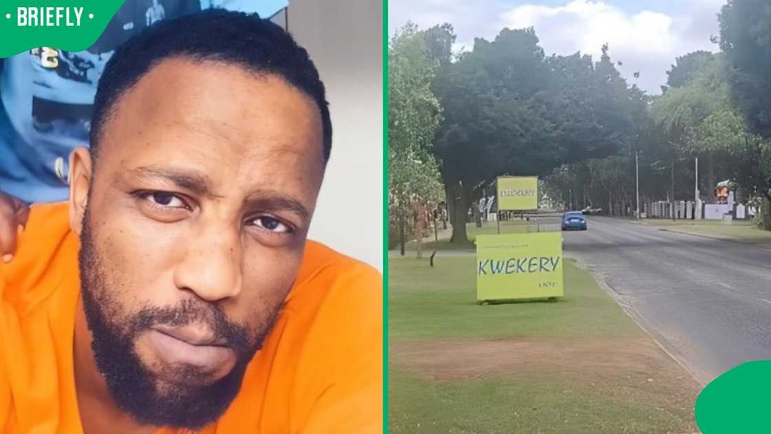 A man wanted to know what a 'kwekery' was. A man wanted to know what a 'kwekery' was.