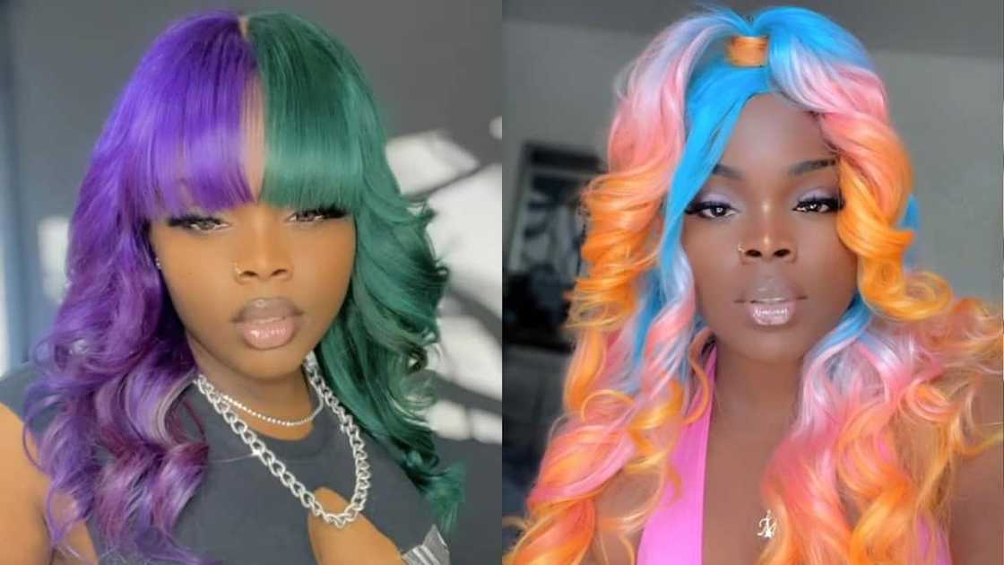 long curled wig styles long curled wig styles