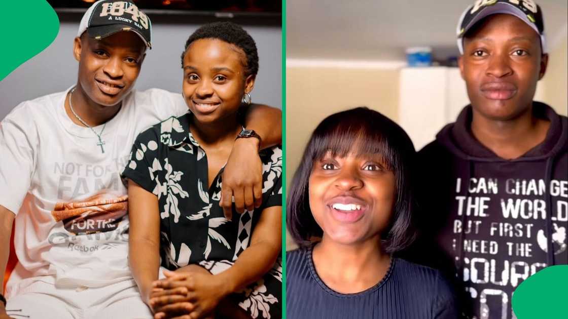 A TikTok video shows a couple having a tense date after an argument. A TikTok video shows a couple having a tense date after an argument.