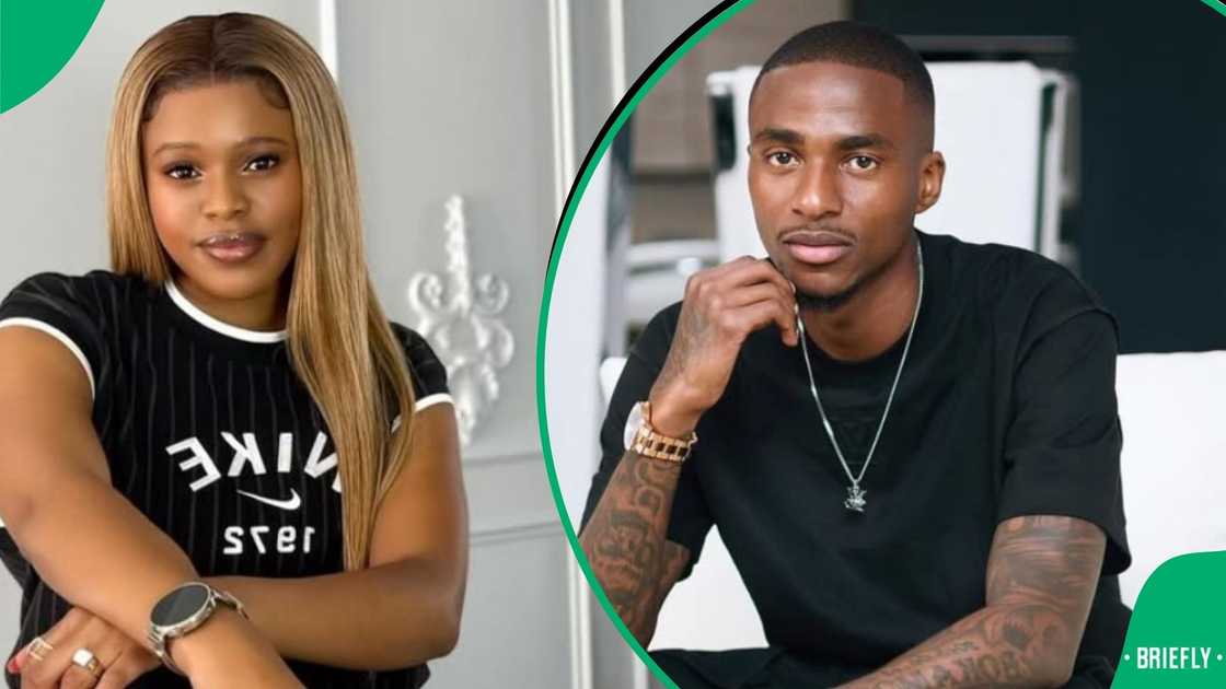 Natasha Thahane and Thembinkosi Lorch's son played soccer