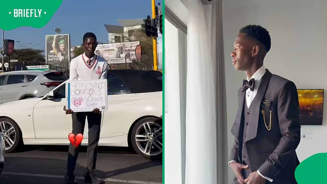 Thabang gets dream matric dance after asking for help at Fourways traffic light Thabang gets dream matric dance after asking for help at Fourways traffic light