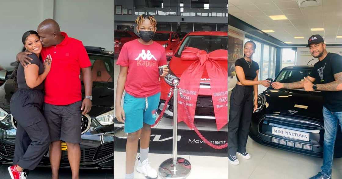 South African parents pulling their kids with cars South African parents pulling their kids with cars