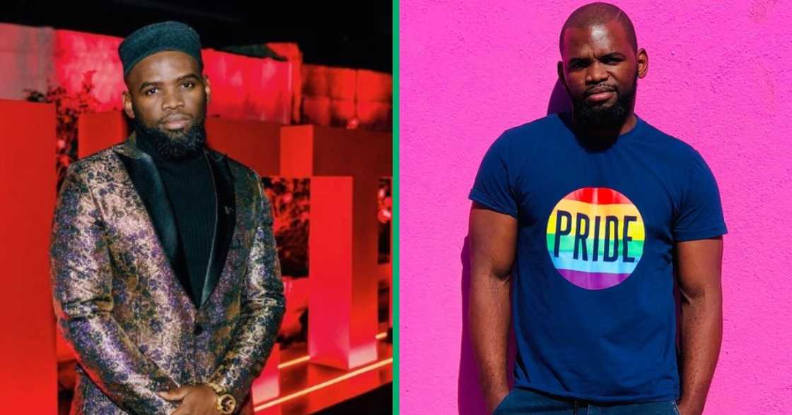 Siv Ngesi and other South Africans sung the national anthem with pride. Siv Ngesi and other South Africans sung the national anthem with pride.