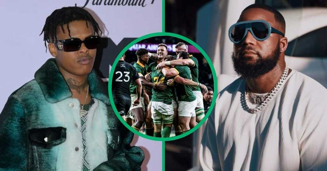 Cassper Nyovest and Nasty C to screen RWC final during African Throne concert Cassper Nyovest and Nasty C to screen RWC final during African Throne concert