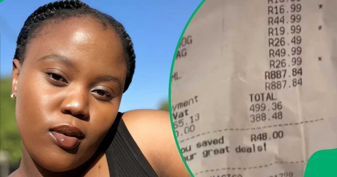 Woman spends R1K on monthly groceries Woman spends R1K on monthly groceries
