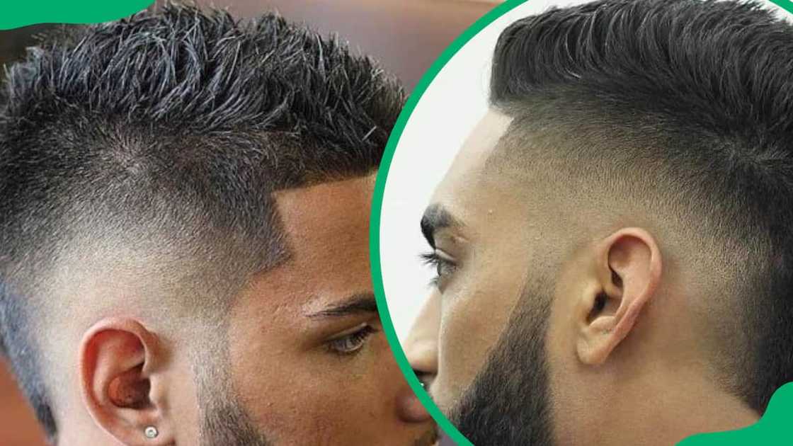 Short Mohawk with shaved sides Short Mohawk with shaved sides