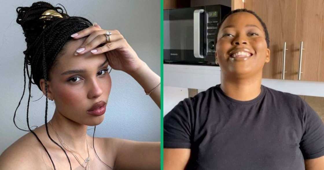 Nara Smith accused of stealing Onezwa Mbola's content Nara Smith accused of stealing Onezwa Mbola's content