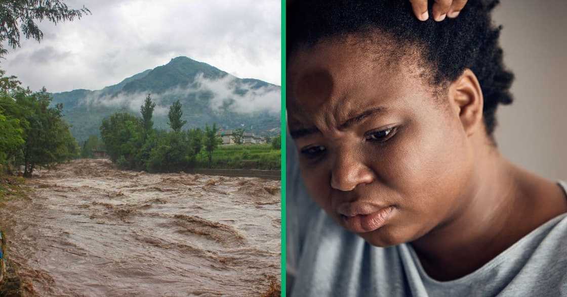 A family and their car were washed away in Pietermaritzburg during a heavy rain